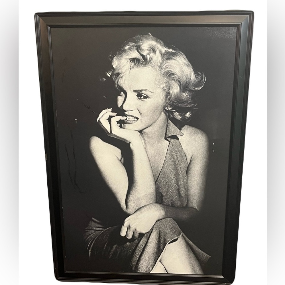 Marilyn Monroe giant canvas painting framed